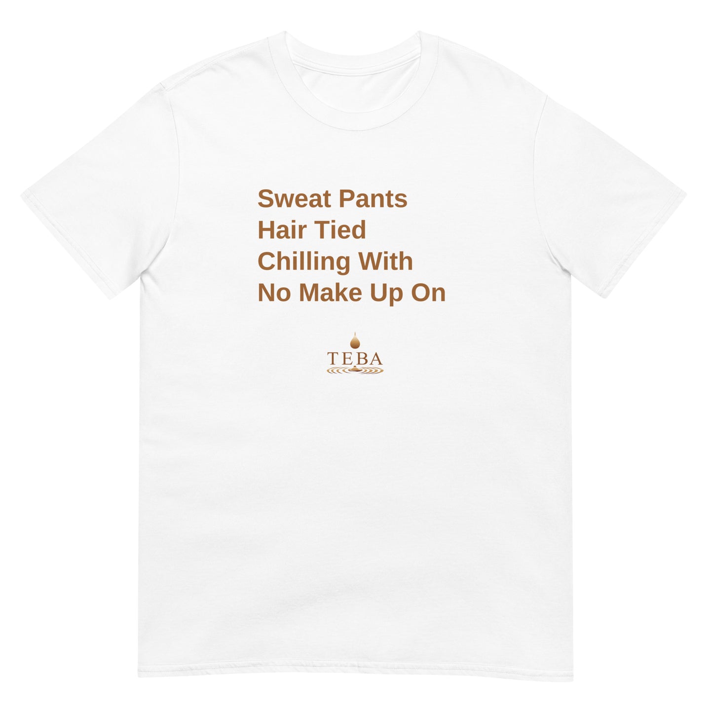 Sweat Pants / Hair Tied T-Shirt