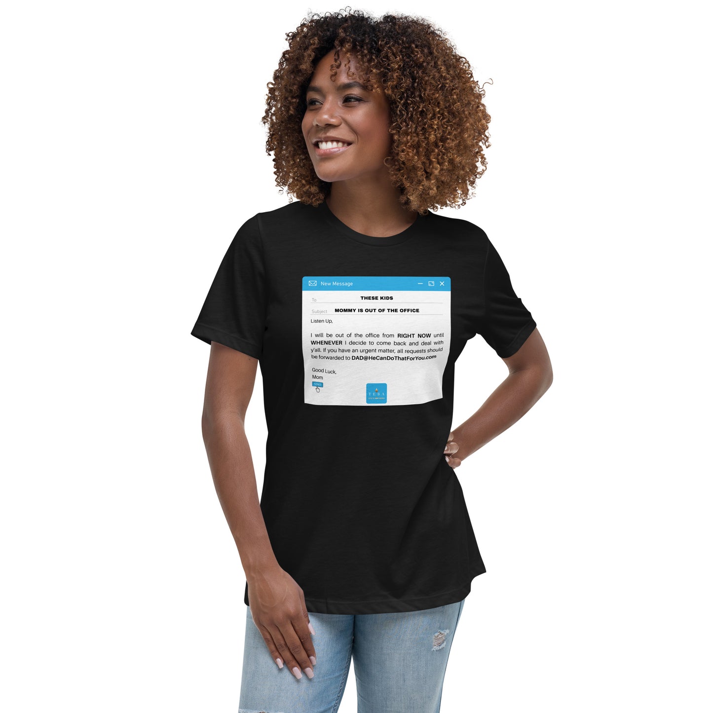 Mom Out of Office Email T-Shirt