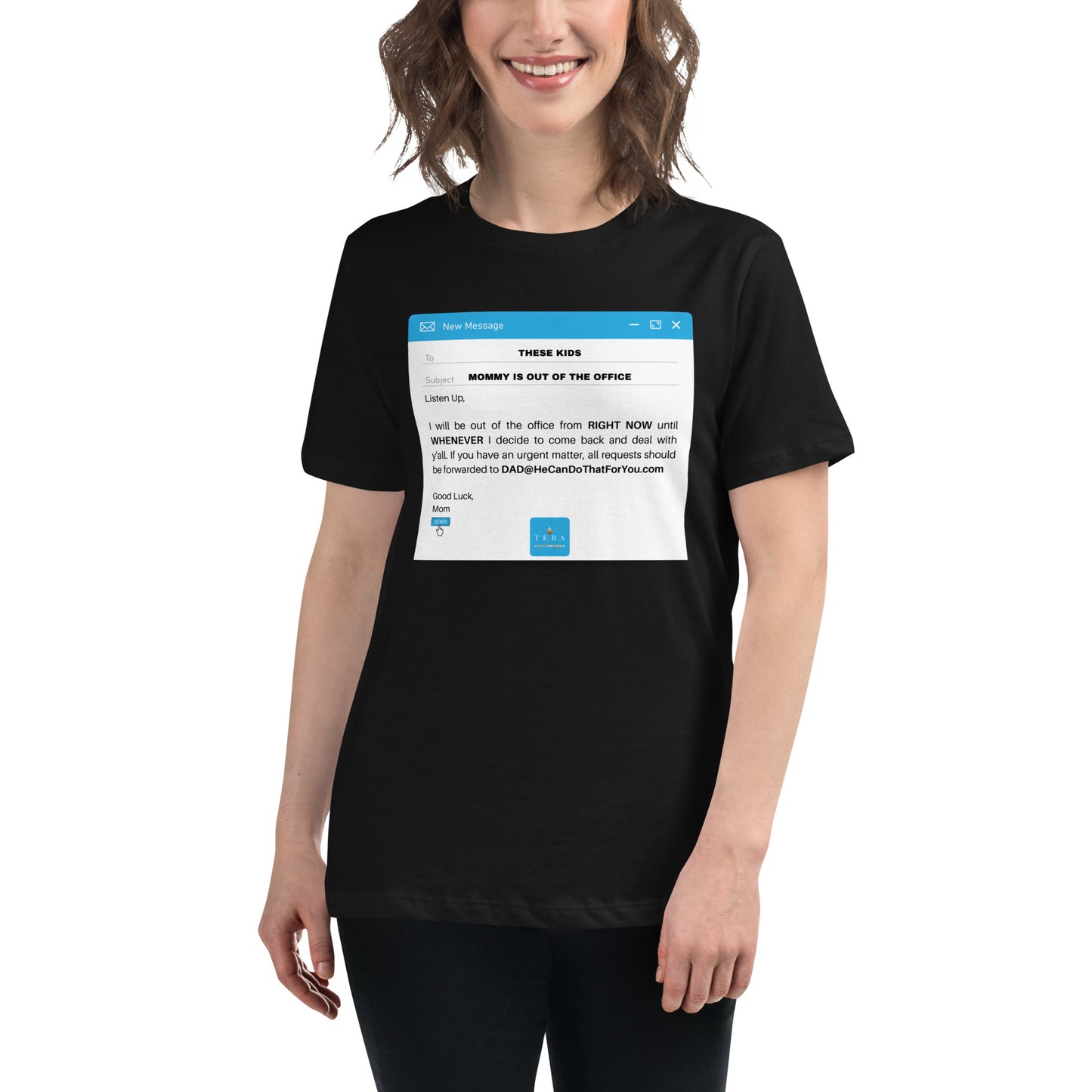 Mom Out of Office Email T-Shirt