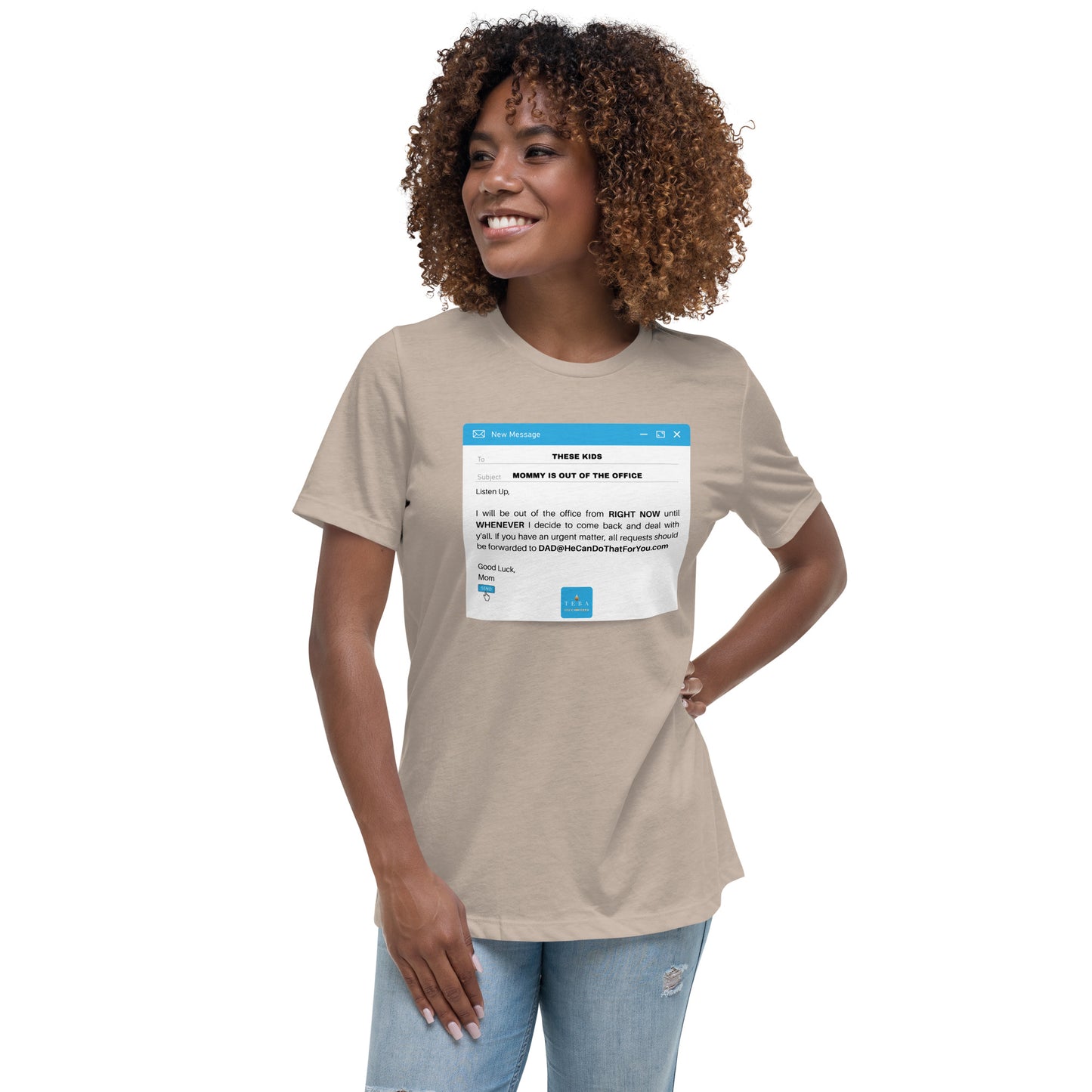 Mom Out of Office Email T-Shirt