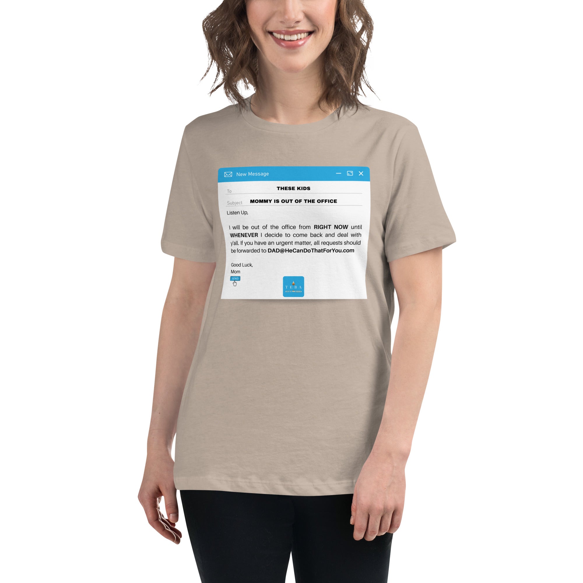 Mom Out of Office Email T-Shirt
